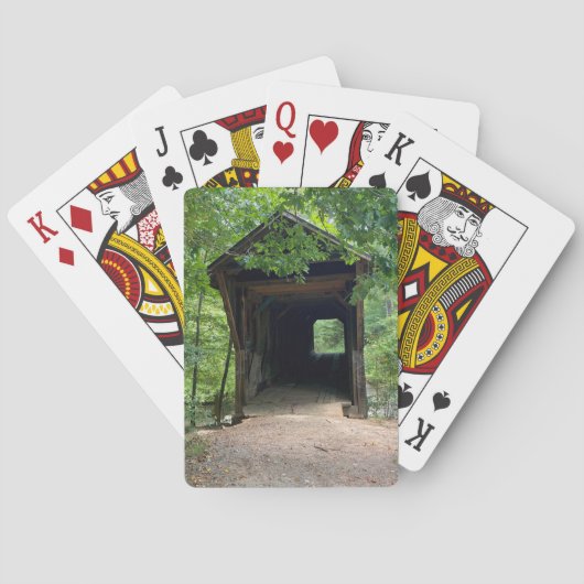 Bunker Hill Covered Bridge Spielkarten (Rückseite)