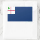 Bunker Hill Flag Rechteckiger Aufkleber (Tasche)