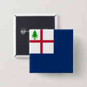Bunker-Hill-Flagge Button (Vorne & Hinten)