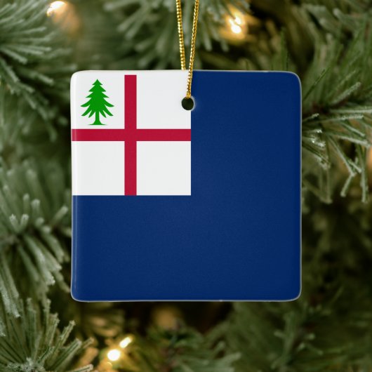 Bunker-Hill-Flagge Keramikornament (Baum)