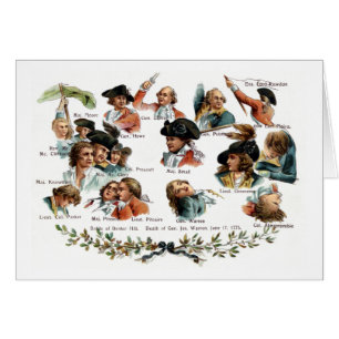 Bunker Hill-Kampf-Porträts