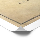 Bunker Hill War Map - 1775 Poster (Ecke)