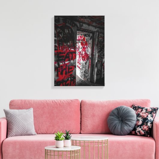 Bunker Leinwanddruck (Insitu (Wohnzimmer))