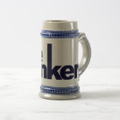 Bunker Stein Bierglas (VorderseiteRechts)