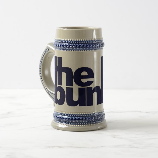 Bunker Stein Bierglas (Vorderseite Links)