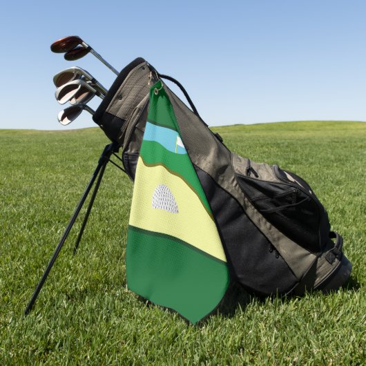 BUNKER TRAP GOLFHANDTUCH (Gras)