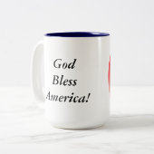 Bunkerbuster sind für Sissies. Zweifarbige Tasse (Vorderseite Links)