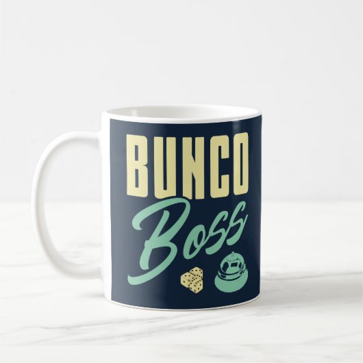 Bunko Boss - Bunco-Enthusiast Kaffeetasse (Links)