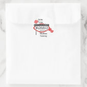 Bunko-Erinnerung-Aufkleber Runder Aufkleber (Tasche)