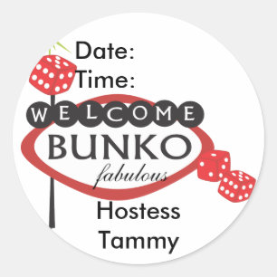 Bunko-Erinnerungs-Aufkleber Runder Aufkleber