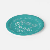 Bunko-PapierTeller Pappteller (Schrägansicht)