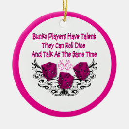 Bunko-Spieler haben Talent-Verzierung Keramikornament