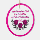 Bunko-Spieler haben Talent-Verzierung Keramikornament (Links)