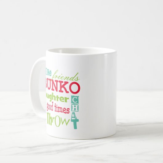 Bunko-Untergrundbahn-Kunst durch Artinspired Kaffeetasse (Vorderseite Links)