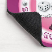 Bunko-Vintager runder Entwurf Mousepad (Ecke)