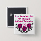 Bunkospieler haben Talent Button (Vorne & Hinten)