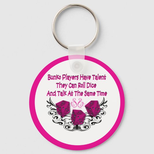 Bunkospieler haben Talent Schlüsselanhänger (Vorderseite)