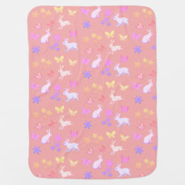 Bunne und Schmetterlinge Babydecke