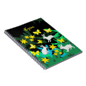 Bunne und Schmetterlinge Notizblock (Rechte Seite)