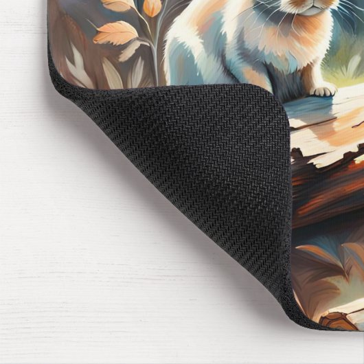 Bunnie in Forest Mousepad (Ecke)