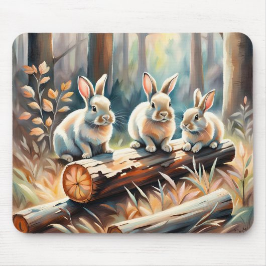 Bunnie in Forest Mousepad (Vorne)