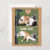 BUNNIE LIEBEN CALF POSTKARTE (Vorne/Hinten)