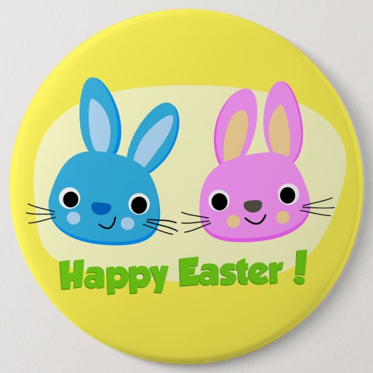 BUNNIEN "HAPPY EASTER" BUTTON (Vorderseite)