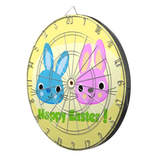 BUNNIEN "HAPPY EASTER" DARTSCHEIBE (Vorderseite rechts)
