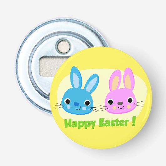 BUNNIEN "HAPPY EASTER" FLASCHENÖFFNER (Vorderseite)