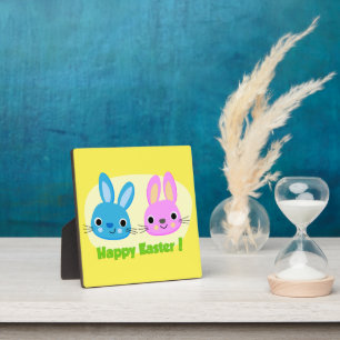 BUNNIEN "HAPPY EASTER" FOTOPLATTE