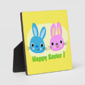 BUNNIEN "HAPPY EASTER" FOTOPLATTE (Vorderseite)