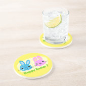 BUNNIEN "HAPPY EASTER" GETRÄNKEUNTERSETZER (Seite)