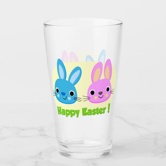 BUNNIEN "HAPPY EASTER" GLAS (Vorderseite)