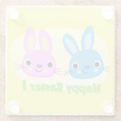 BUNNIEN "HAPPY EASTER" GLASUNTERSETZER (Rückseite)