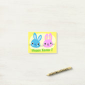 BUNNIEN "HAPPY EASTER" POST-IT KLEBEZETTEL (Auf Schreibtisch)
