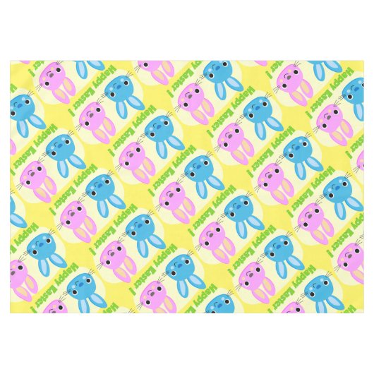 BUNNIEN "HAPPY EASTER" TISCHDECKE (Vorderseite (Horizontal))