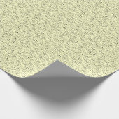 Bunnienbänder auf gelb - nahtlos. geschenkpapier (Ecke)