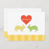 Bunnies Ankündigung Datum freihalten (Vorne/Hinten)