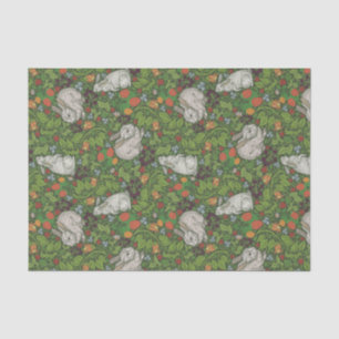 Bunnies, Berries und Bluebells: Printspinnpapier Seidenpapier