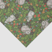 Bunnies, Berries und Bluebells: Printspinnpapier Seidenpapier (Ausschnitt)