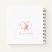 Bunnies & Bows SpiralNotebook Notizblock (Rückseite)