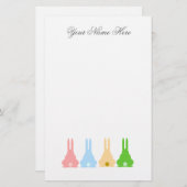 Bunnies Briefpapier (Vorne/Hinten)