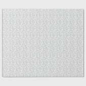 Bunnies-Bunchen auf weiß - nahtlos. Geschenkpapier (Flach)