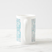 Bunnies Bunny in der Paradies-Süße Tier-Illustrati Porzellantasse (Rückseite)