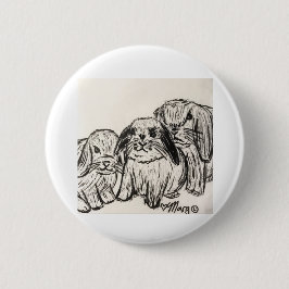 Bunnies Button