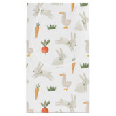 Bunnies & Ducks auf dem Bauernmuster Kleine Geschenktüte (Rückseite)