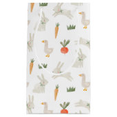 Bunnies & Ducks auf dem Bauernmuster Kleine Geschenktüte (Vorderseite)