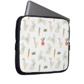 Bunnies & Ducks auf dem Bauernmuster Laptopschutzhülle (Vorne Rechts)