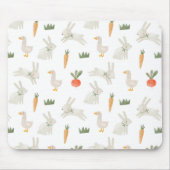Bunnies & Ducks auf dem Bauernmuster Mousepad (Vorne)