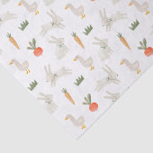 Bunnies & Ducks auf dem Bauernmuster Seidenpapier (Ausschnitt)